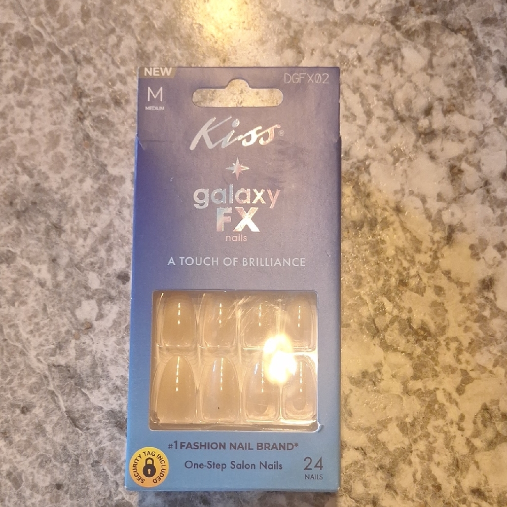 Kiss Galaxy FX Nails - Clear